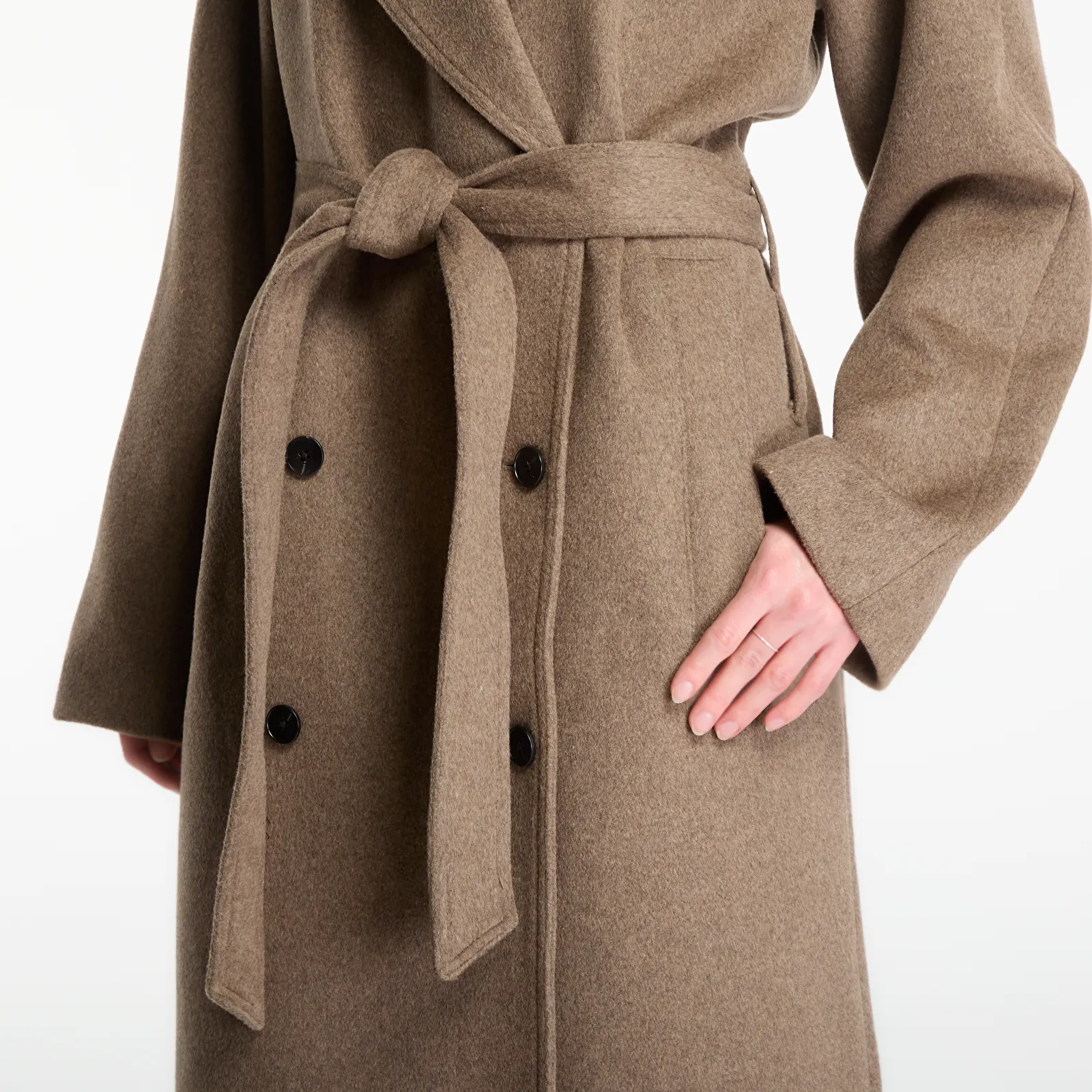 Палта Samsøe Samsøe Sahannen Coat Lead Gray Mel.