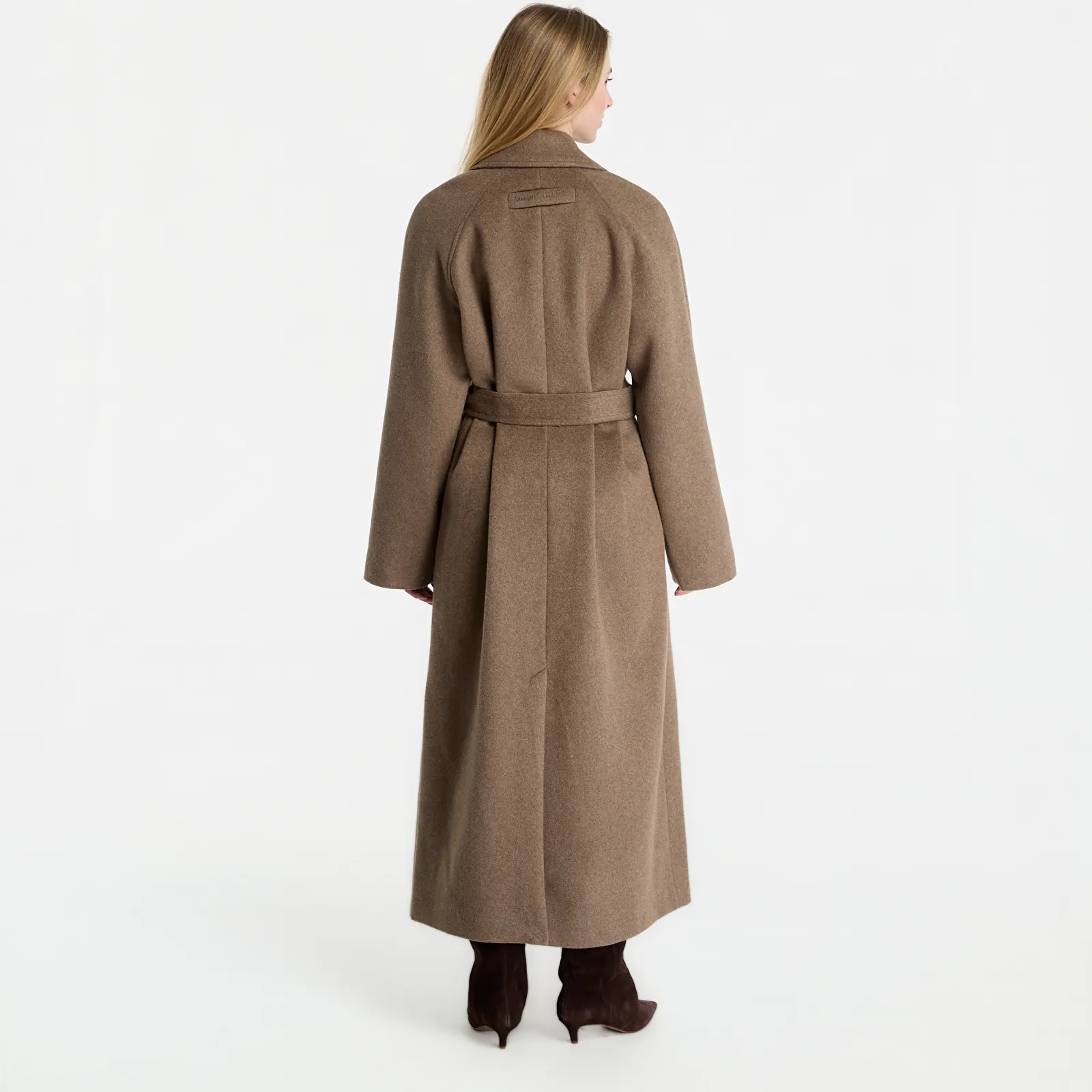 Палта Samsøe Samsøe Sahannen Coat Lead Gray Mel.