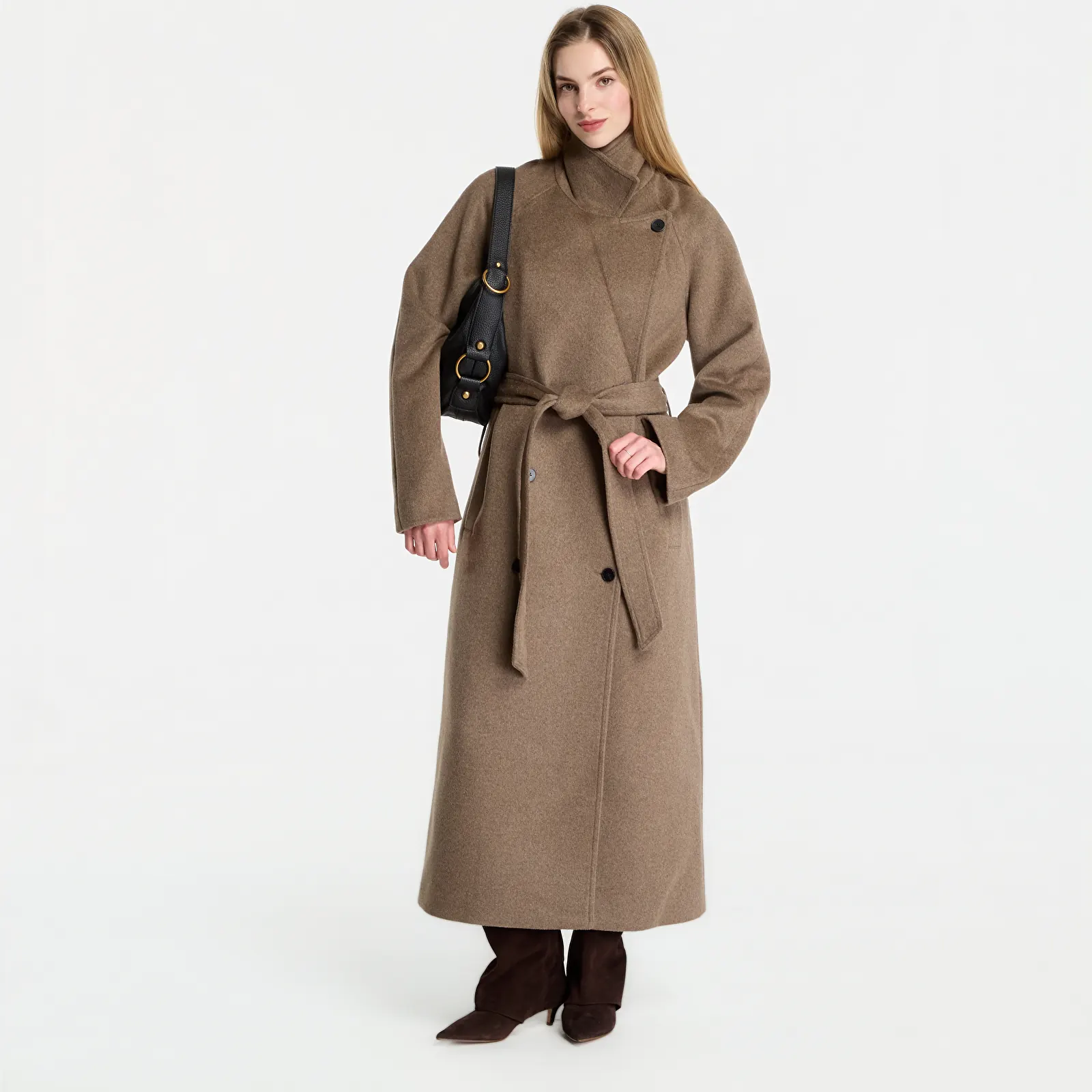 Палта Samsøe Samsøe Sahannen Coat Lead Gray Mel.