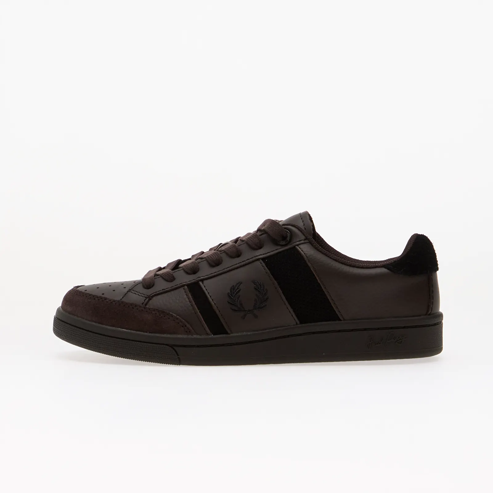 Чоловічі кросівки FRED PERRY B725 Leather/ Suede Rich Brown
