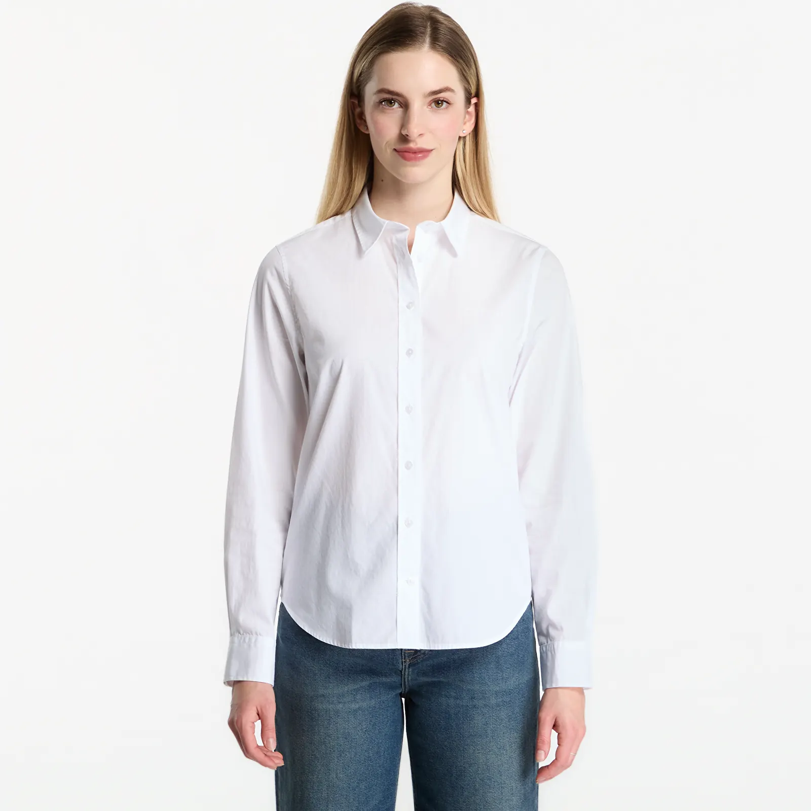 Skjorter Gant Reg Classic Poplin Shirt White