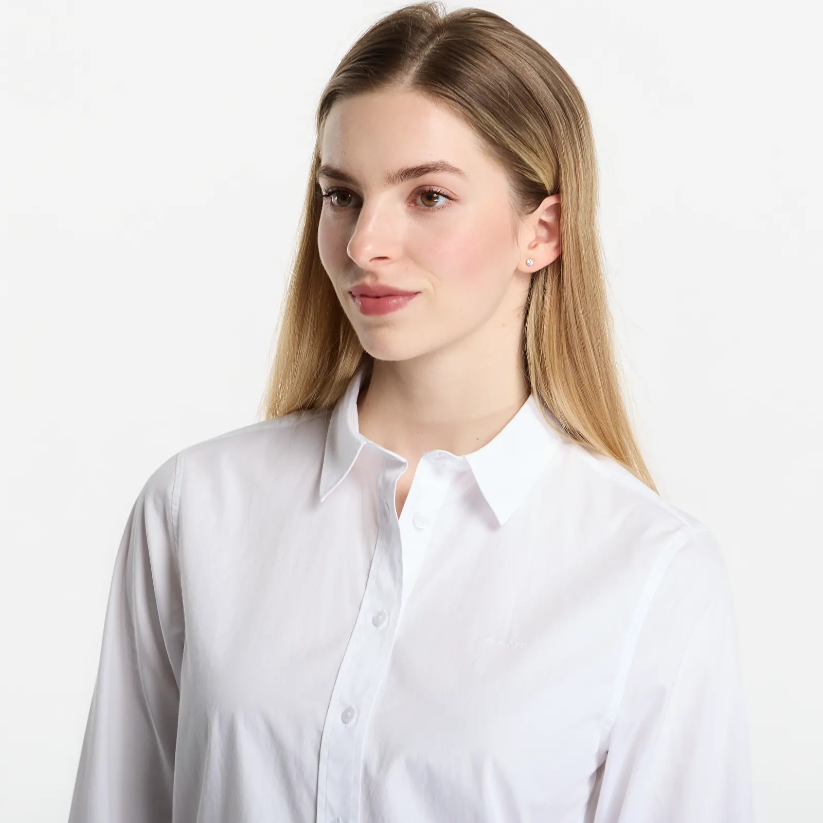 Skjorter Gant Reg Classic Poplin Shirt White