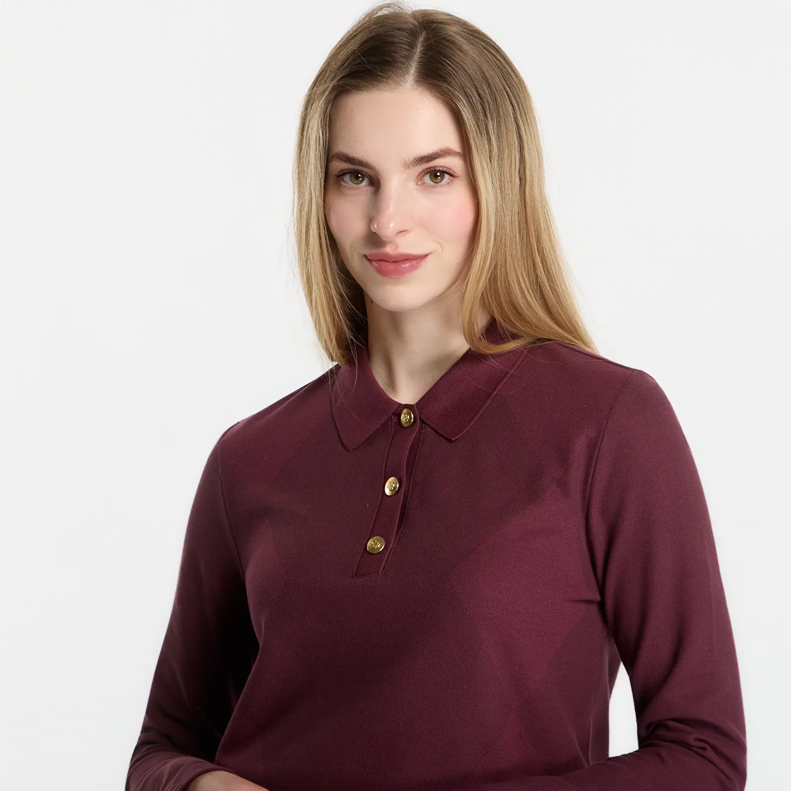Marškinėliai Gant Argyle Ls Polo Darkened Wine