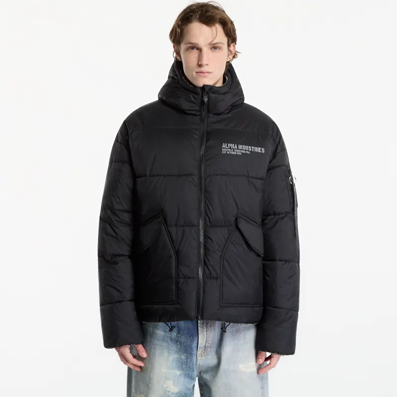 Jacket Alpha Industries Reversible Puffer Unisex Black