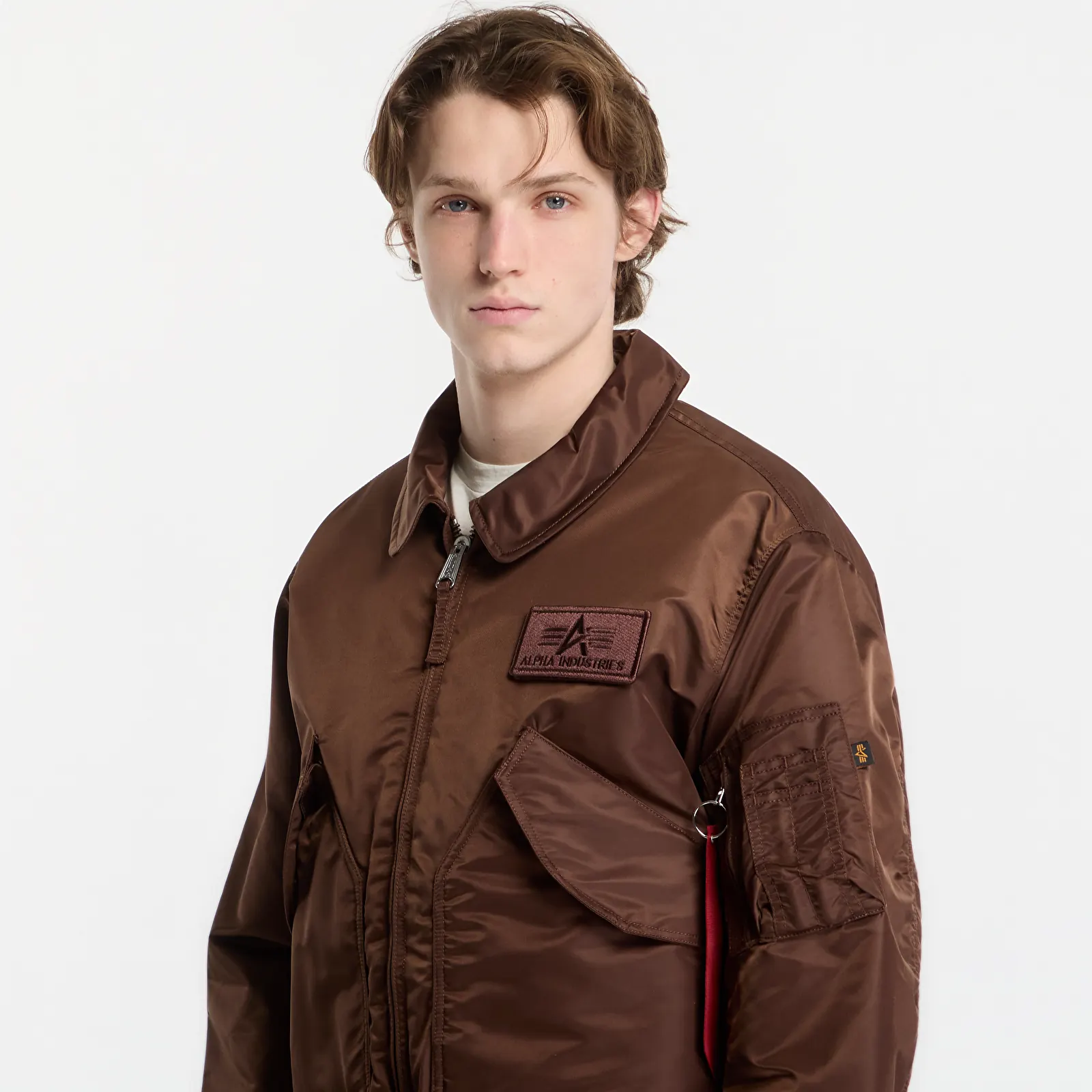 Vestes bomber homme Alpha Industries CWU-45 Heritage Powder Brown