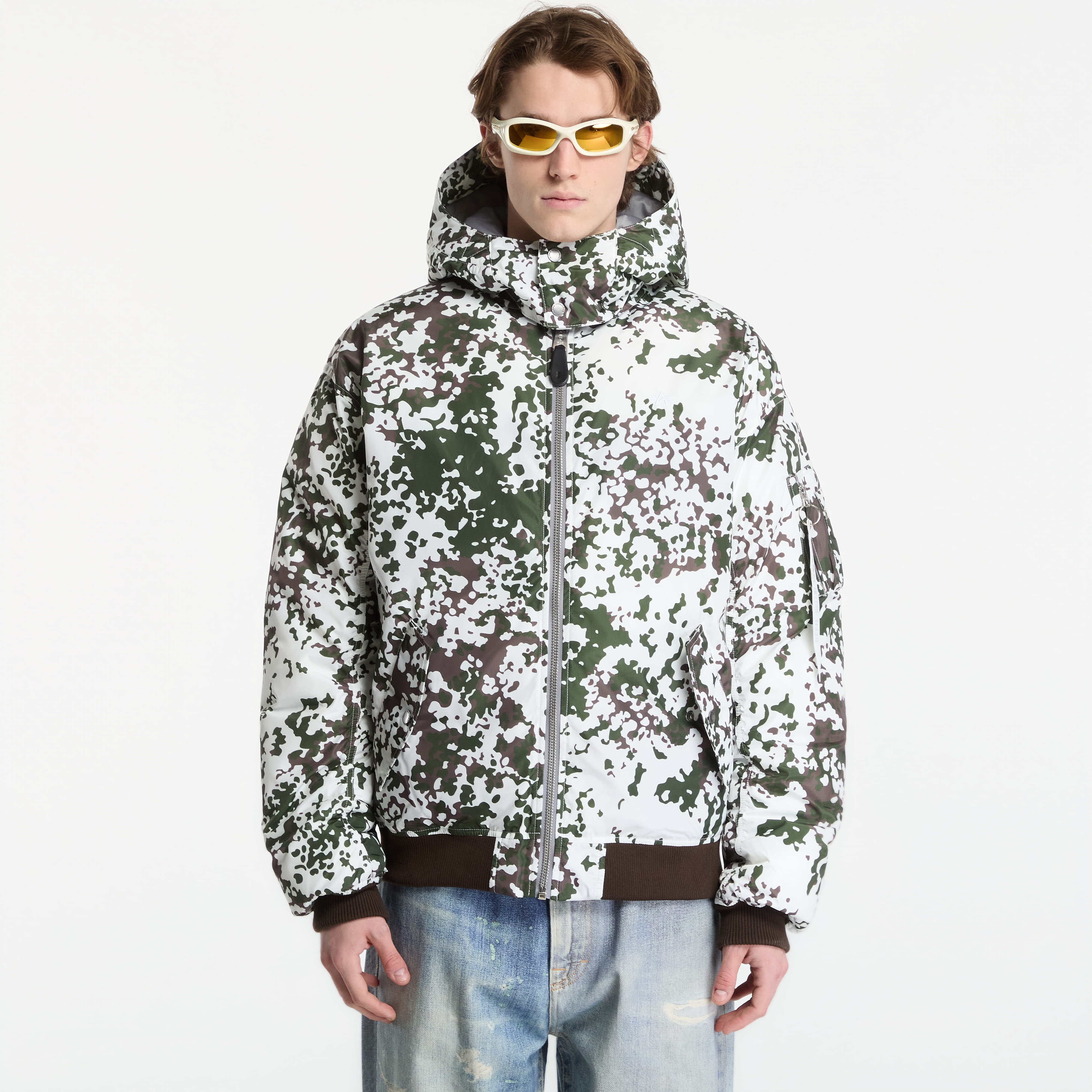 Bomber Alpha Industries MA-1 Taffeta Bomber Camo M48 Snow Camo XL