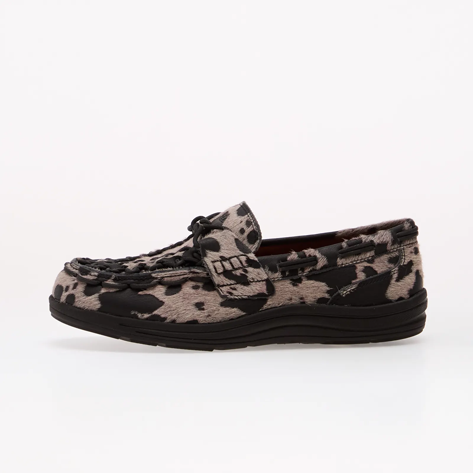 Mocassins pour femmes KEEN Uneek Loafer Women Nocturnal Cow Black