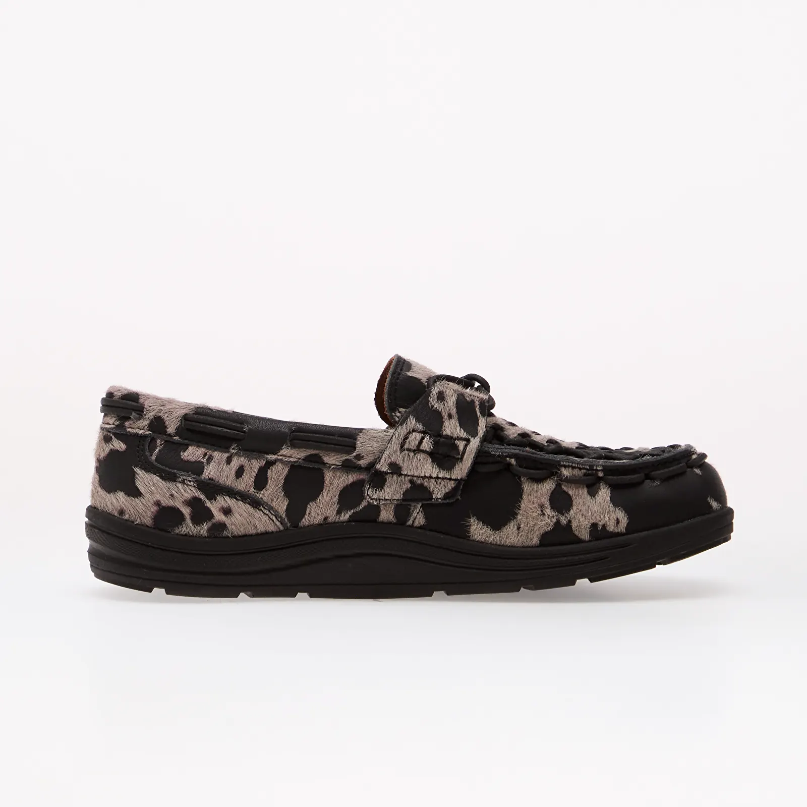 Mocassins pour femmes KEEN Uneek Loafer Women Nocturnal Cow Black