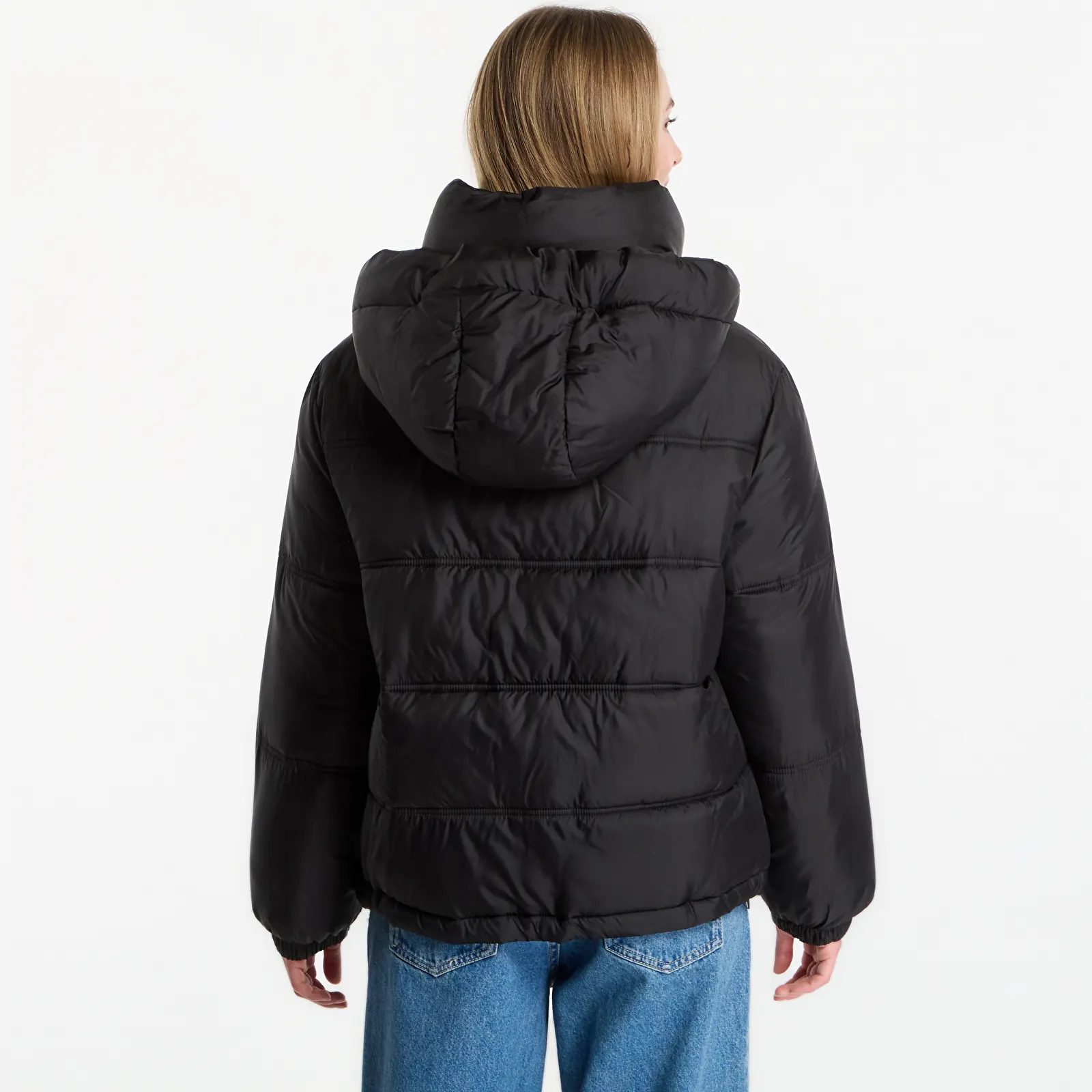 Vestes  GAP PrimaLoft Quilted Jacket Black