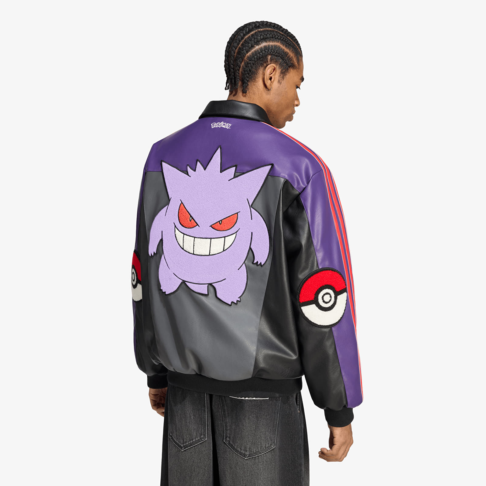 Чоловічі бомбери adidas x Pokemon 8BALL Jkt Black/ Violet