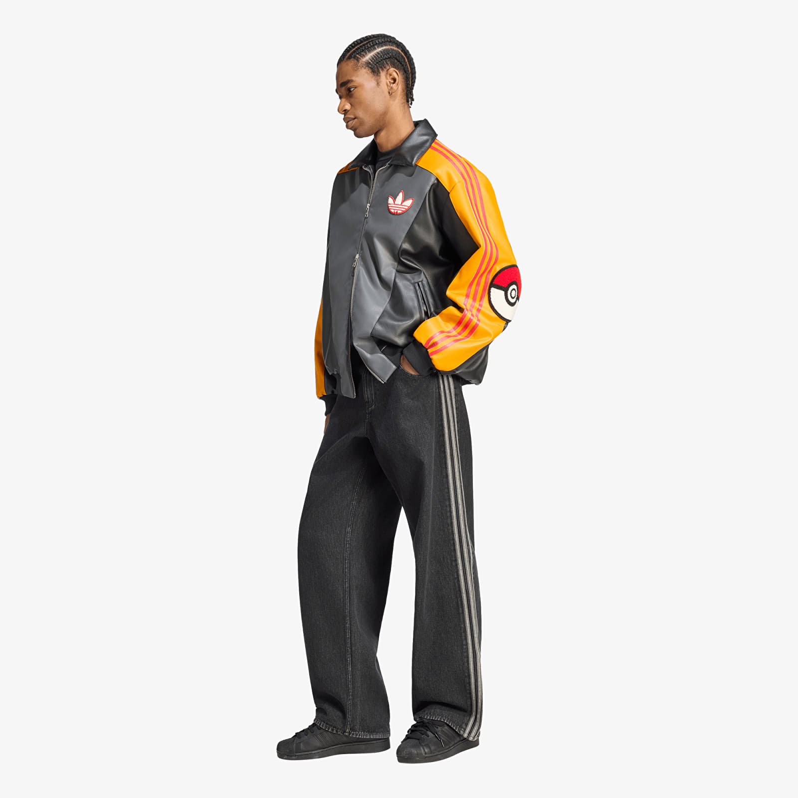 Vestes bomber homme adidas x Pokemon Jacket Black/ Preloved Yellow
