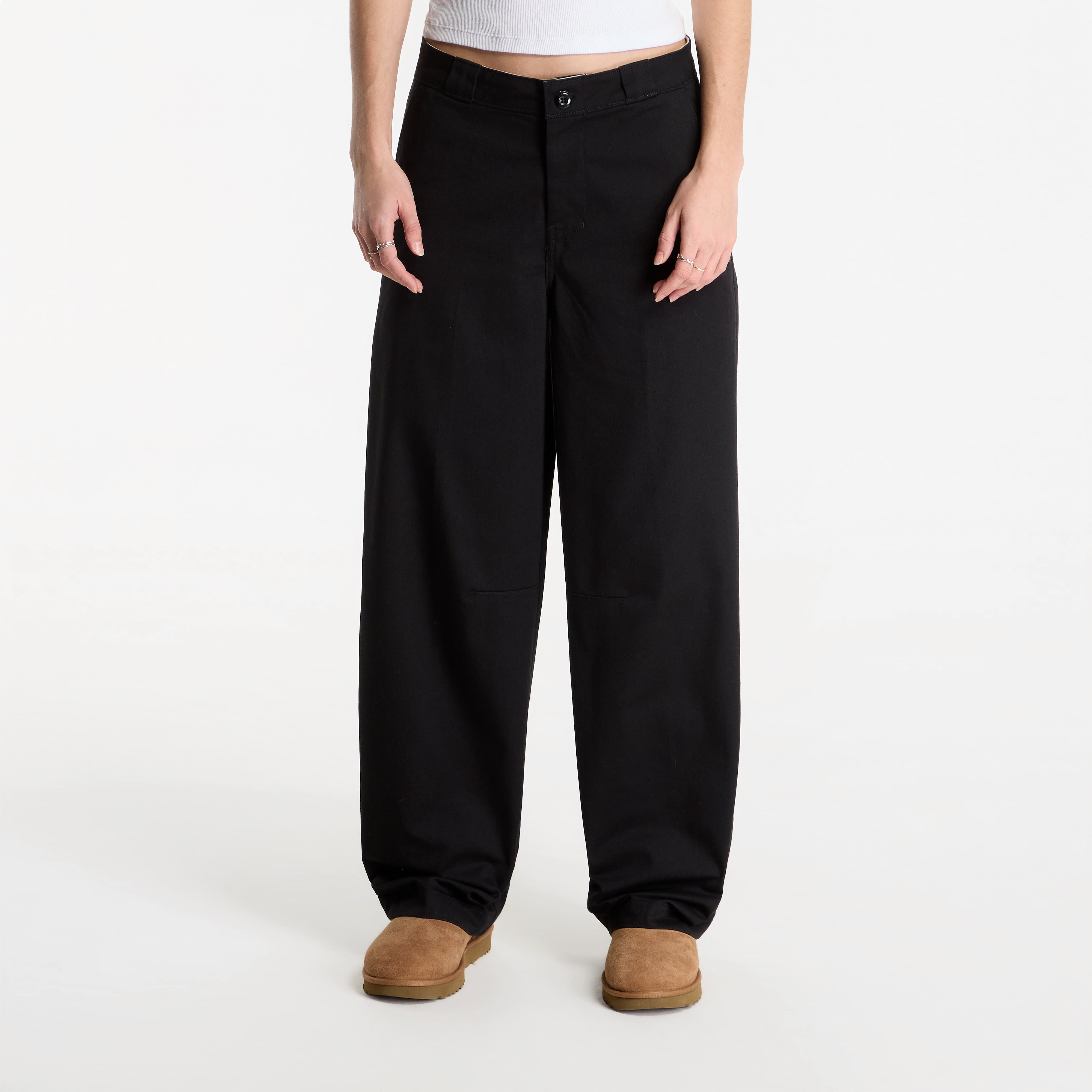 Панталони Dickies Poly Cotton Baggy Straight Pant Black W30