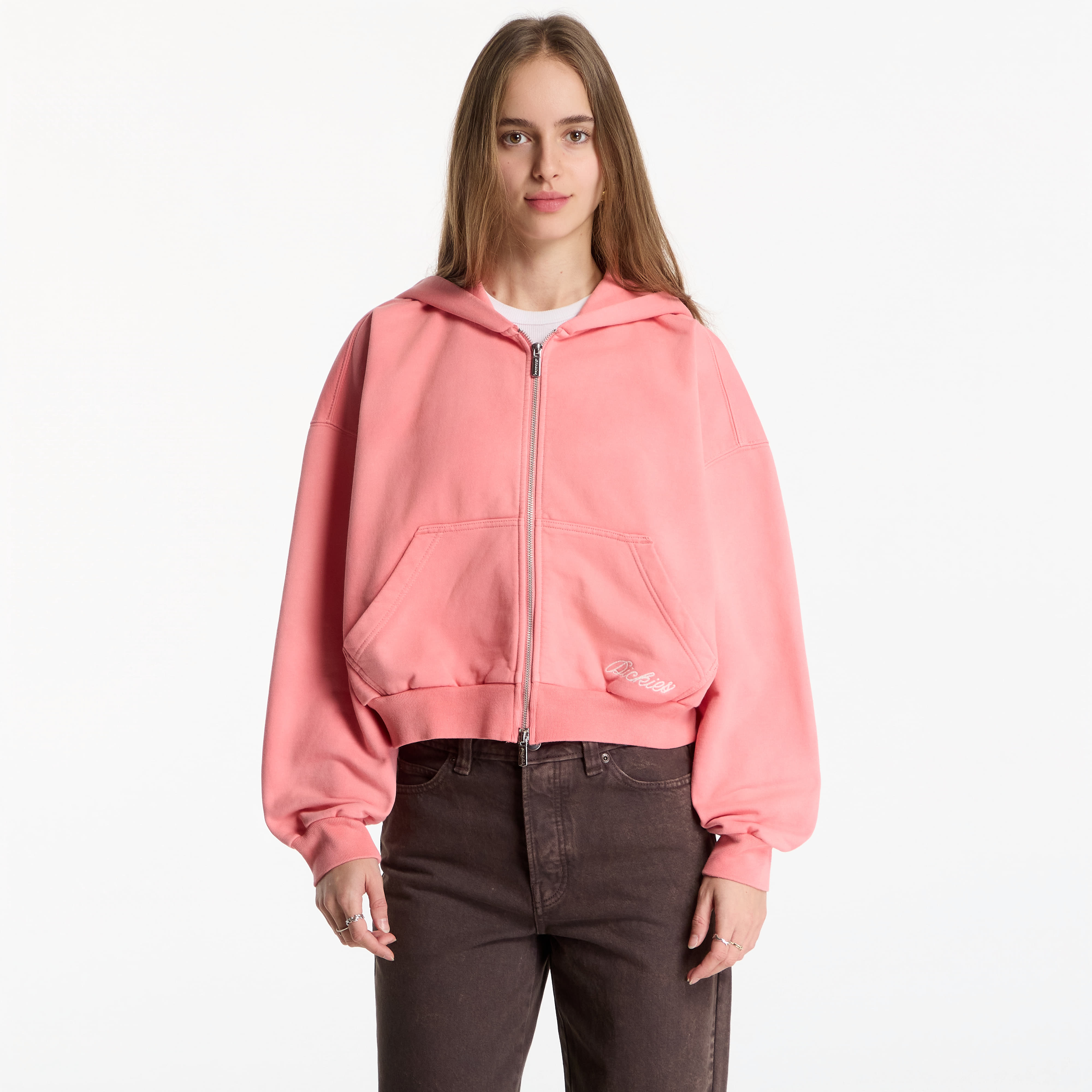 Суитшърт Dickies Baker Zipped Hoodie Peach Blossom M