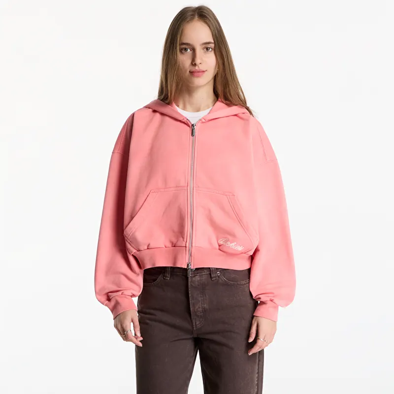 Dickies Baker Zipped Hoodie Peach Blossom