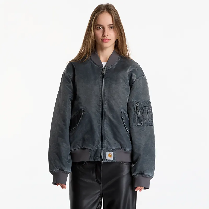 Dzseki Carhartt WIP Orman Bomber UNISEX Raven Heavy Enzyme Wash