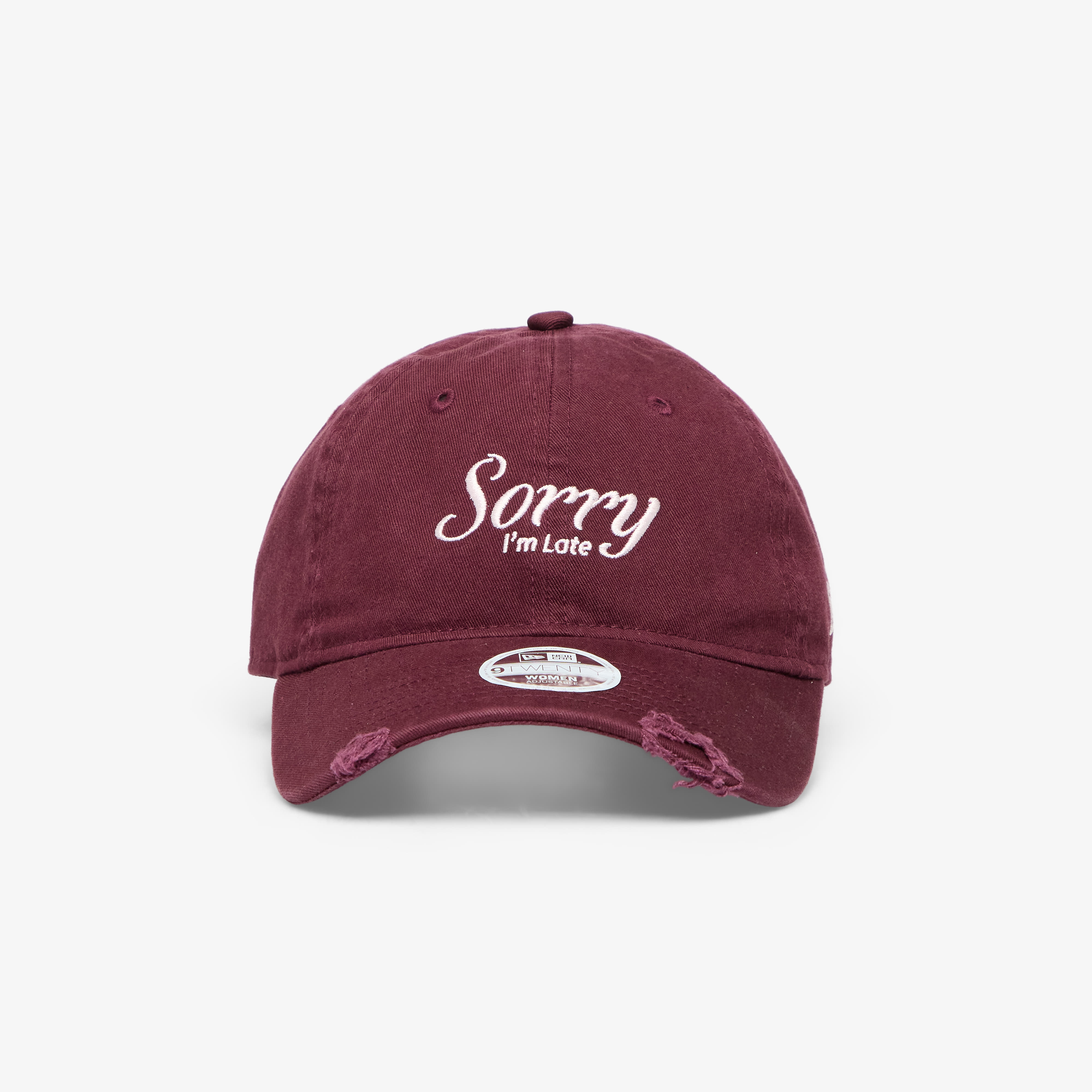 Шапка New Era 9TWENTY Slogan Maroon/ White Universal