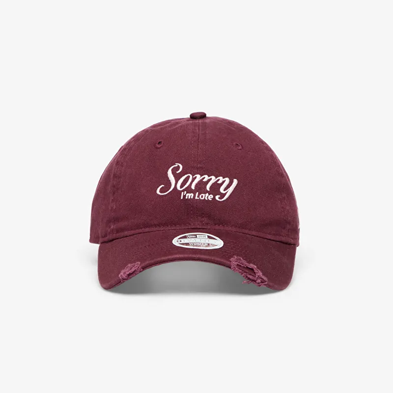 Cap New Era 9TWENTY Slogan Maroon/ White