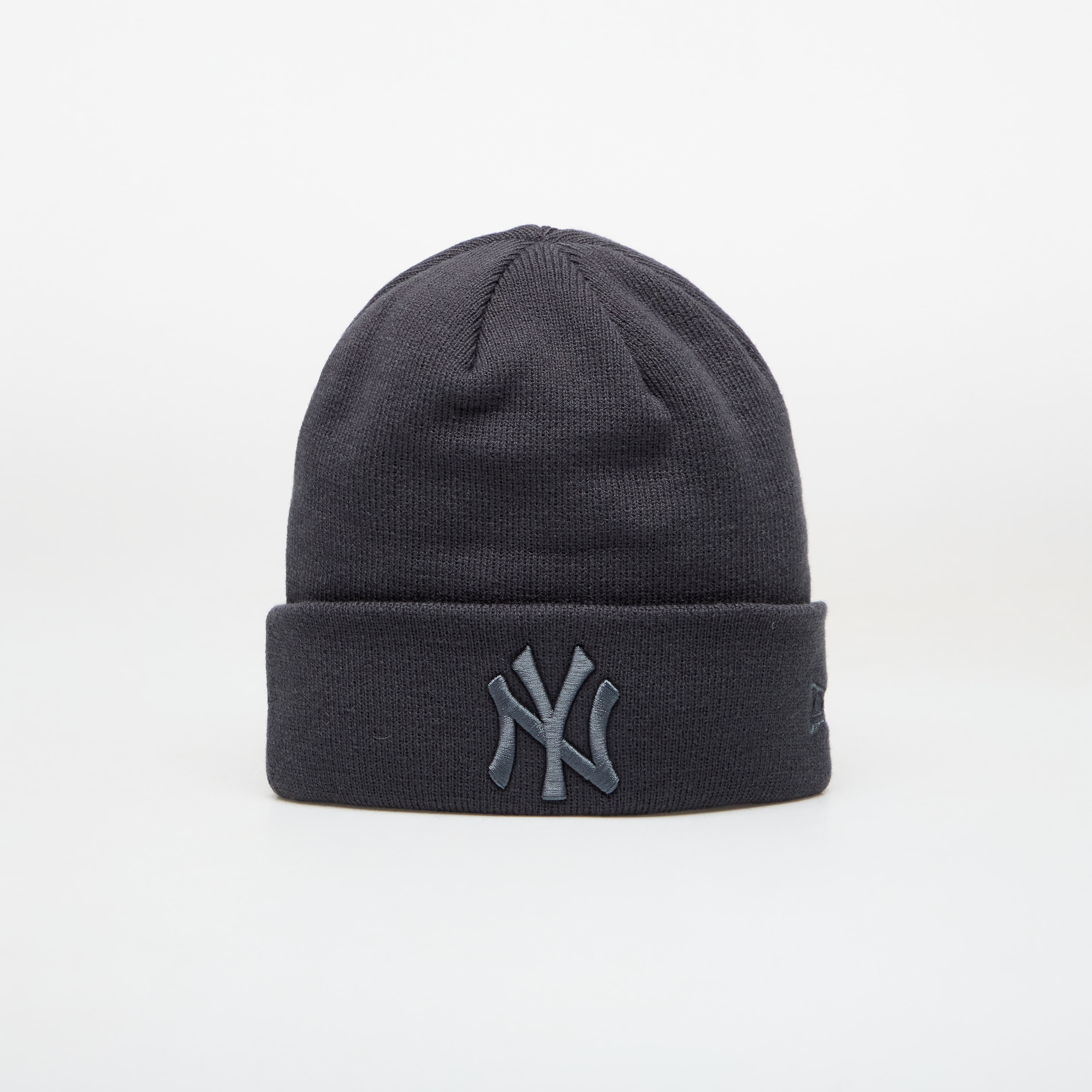 Шапка New Era Knit Medium MLB League Essential Beanie New York Yankees Dark Grey Universal
