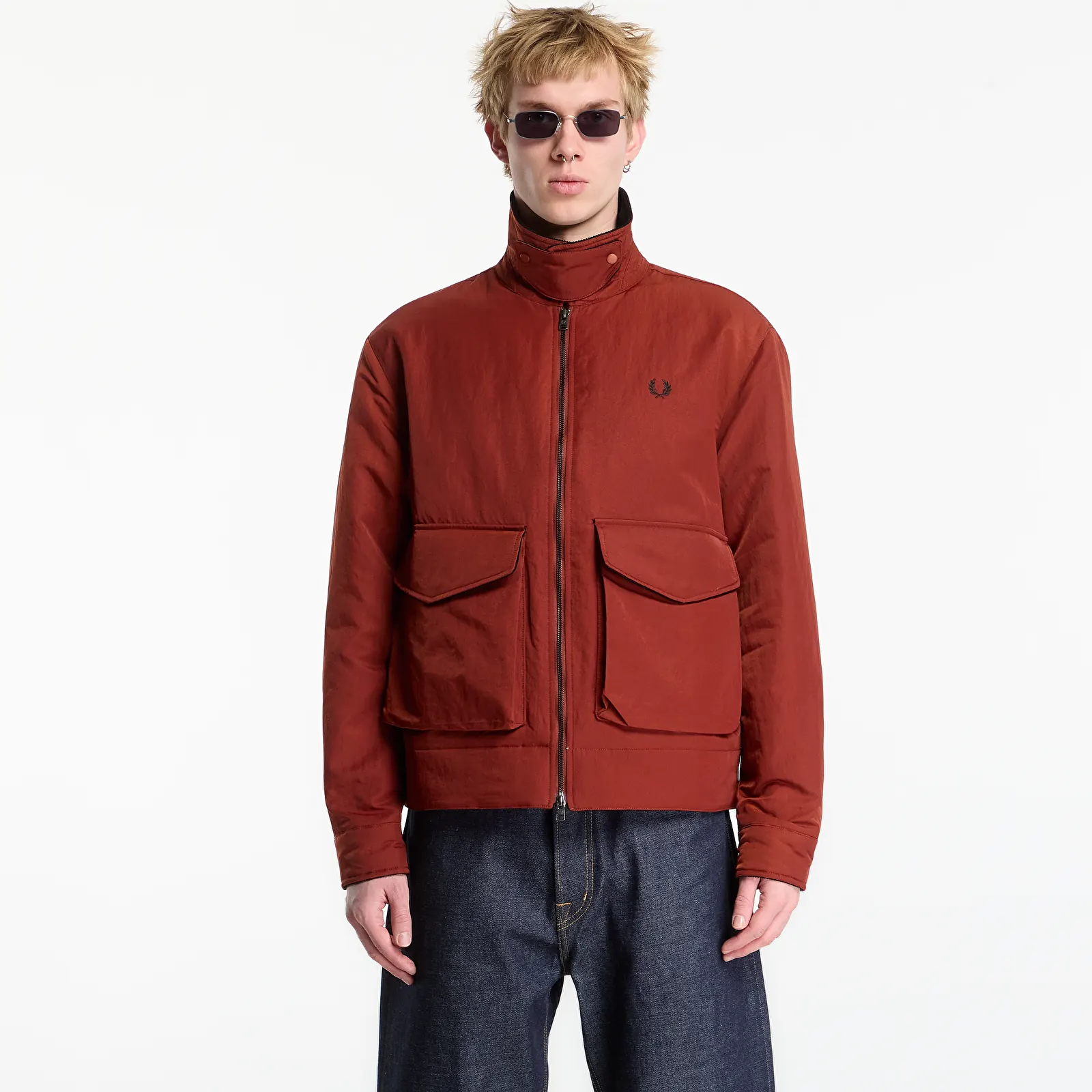 Meeste jakid FRED PERRY Nylon Caban Jacket Black