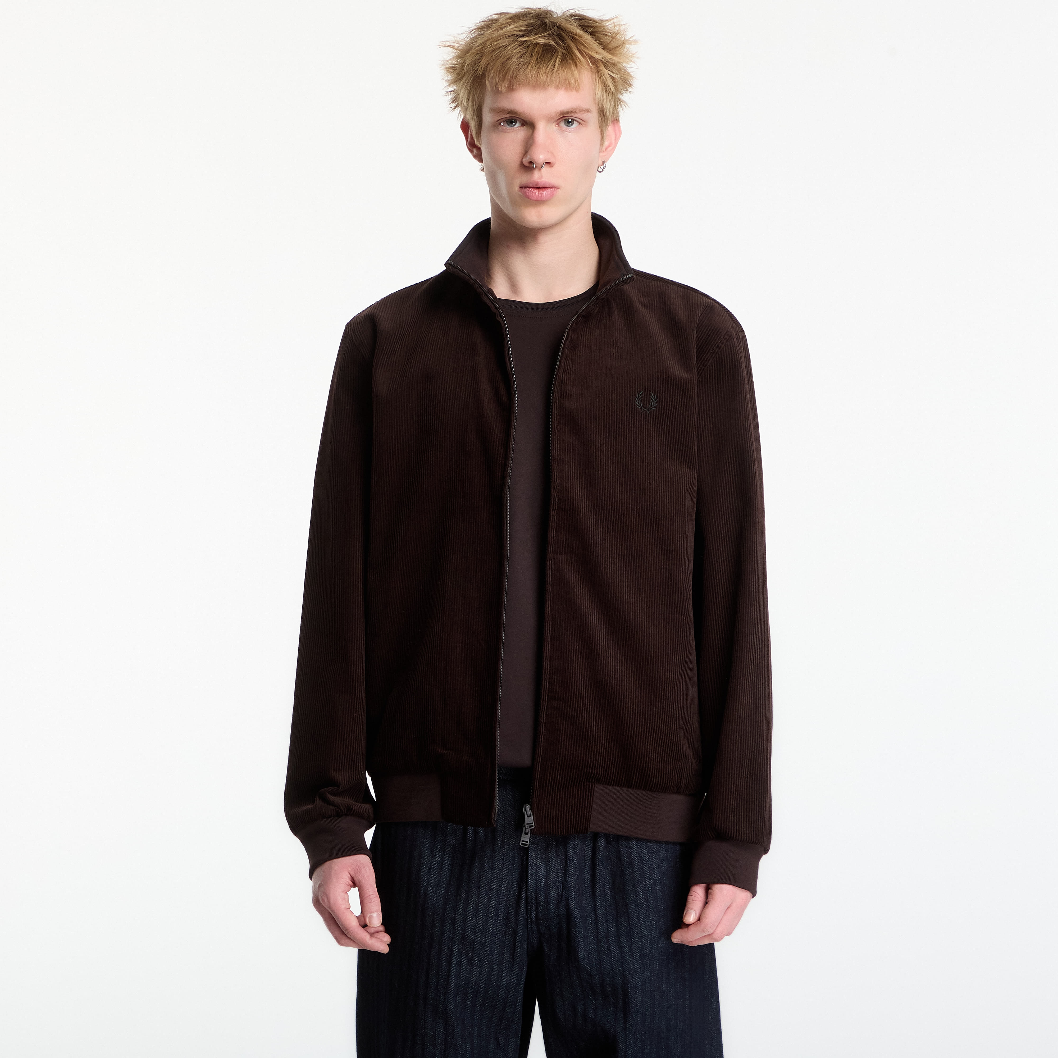 Яке FRED PERRY Cord Brentham Jacket Rich Brown L