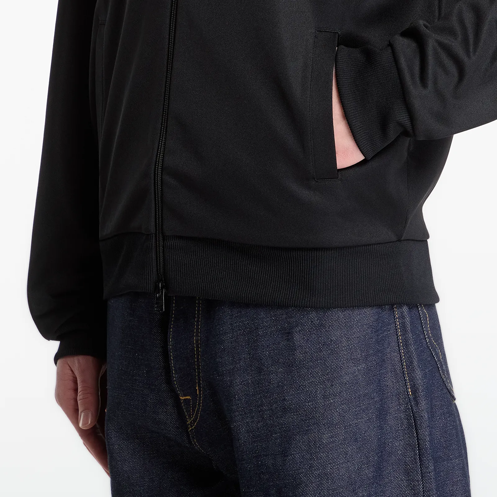 Мъжки суичъри FRED PERRY Tipped Track Jacket Black