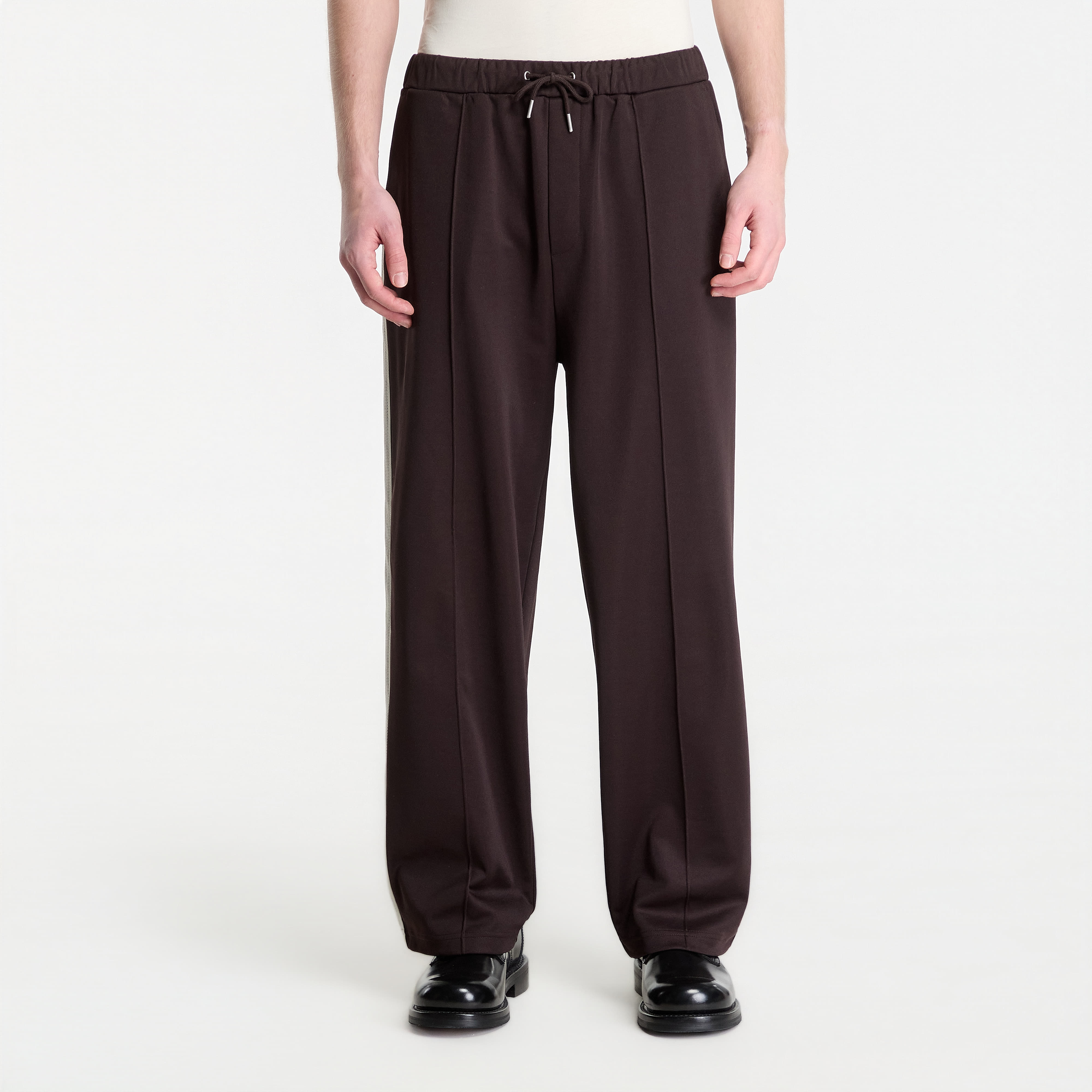 Потници FRED PERRY Tennis Net Tape Track Pant Rich Brown XL
