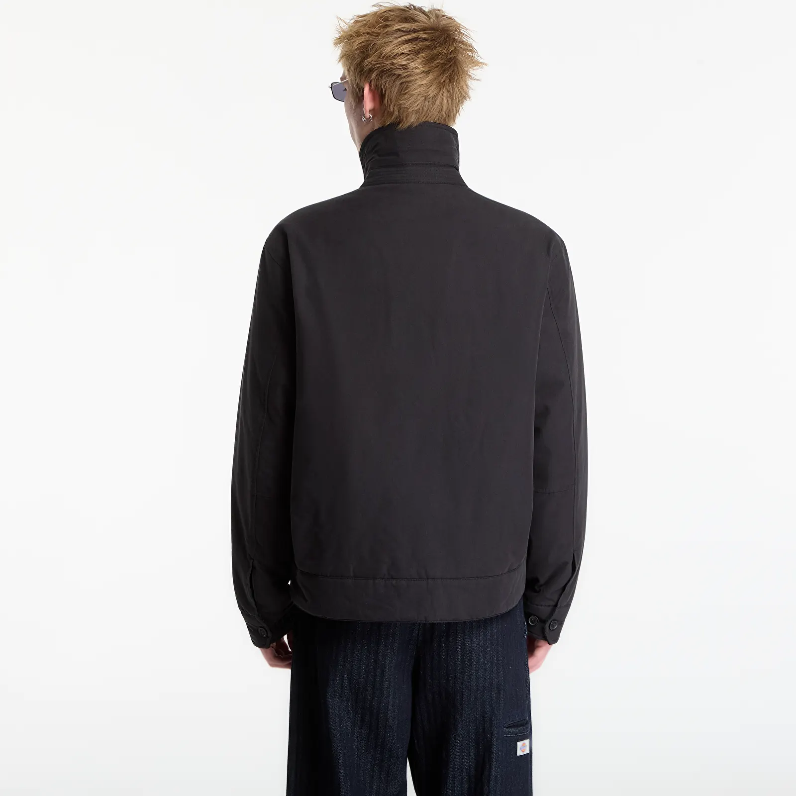 Мъжки якета FRED PERRY Cotton Caban Jacket Black