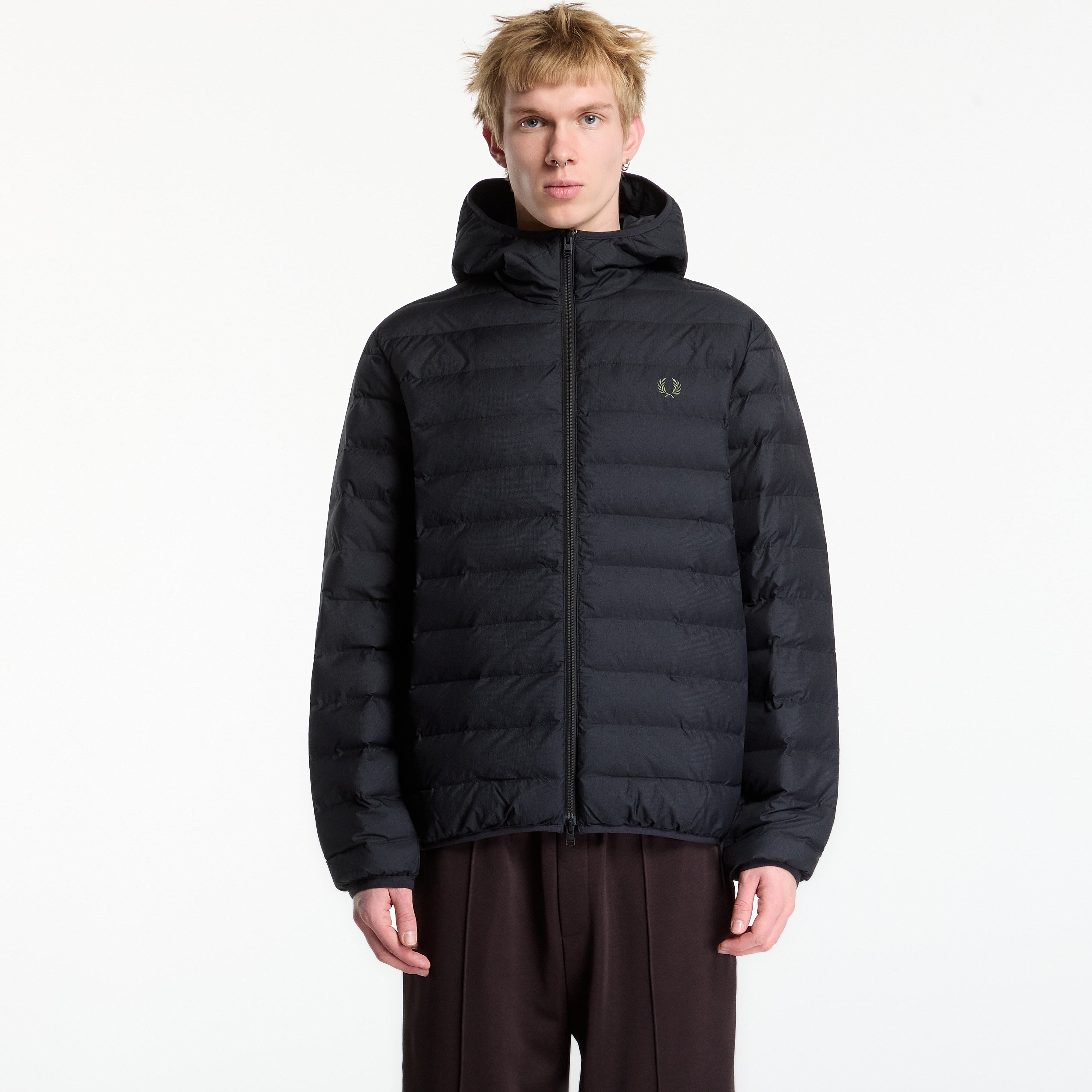 Яке FRED PERRY Hooded Insulated Jacket Black L
