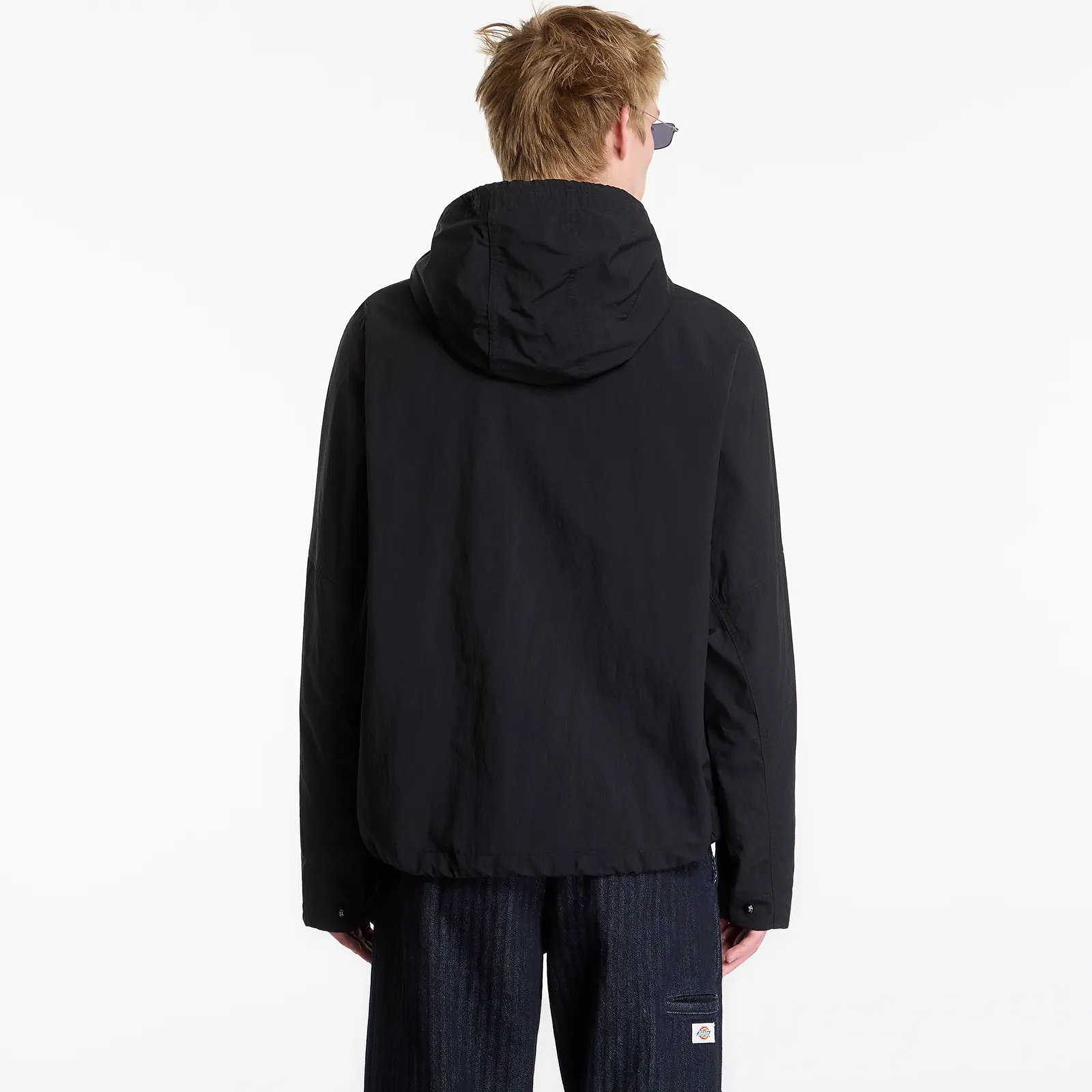 Parkaer til mænd FRED PERRY Cropped Ripstop Parka Black