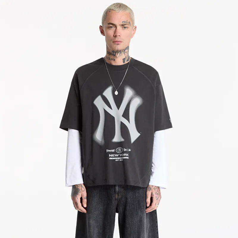 Футболка New Era MLB Boxy Graphic Tee New York Yankees UNISEX Black