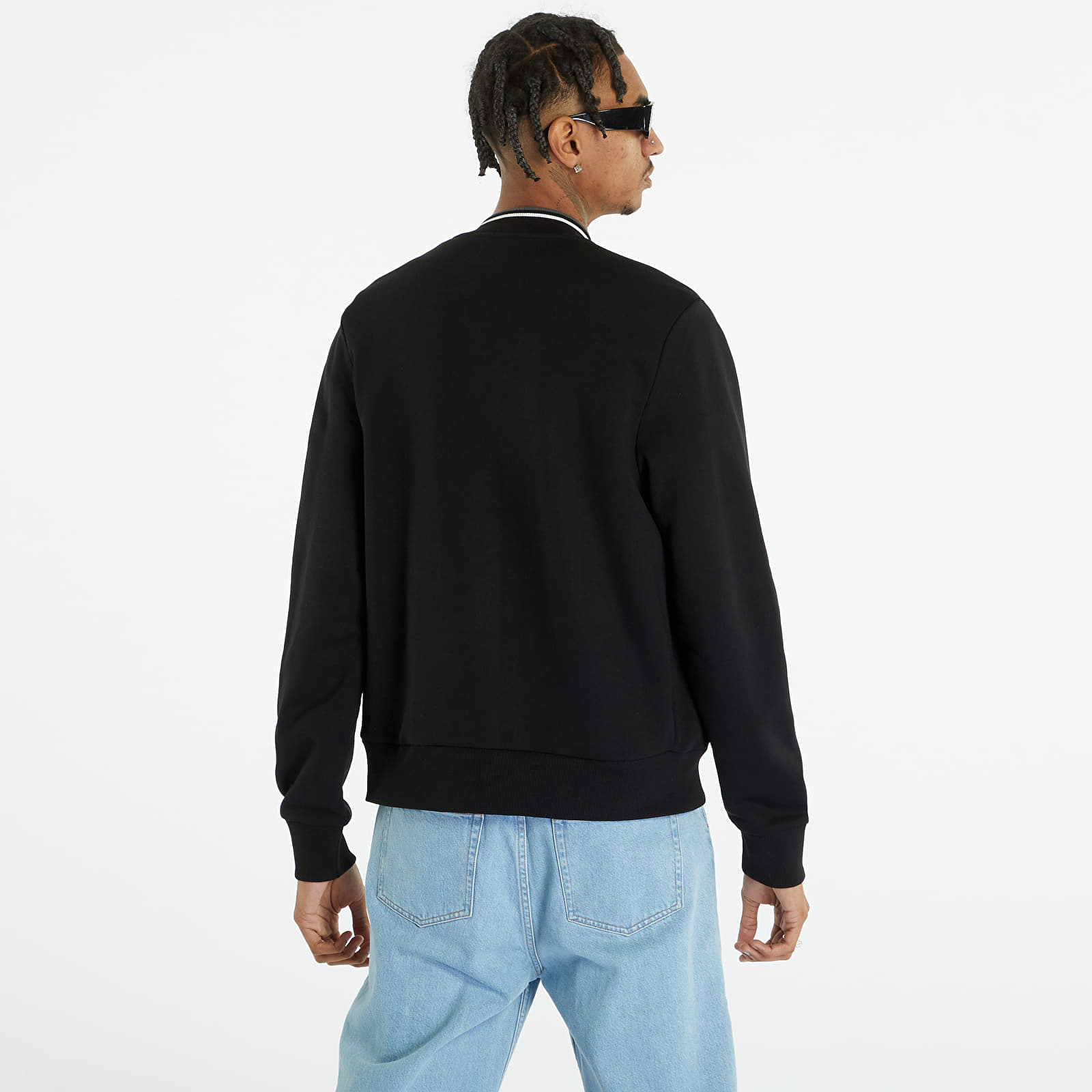 Sweatshirts FRED PERRY Zip Through Sweatshirt Black