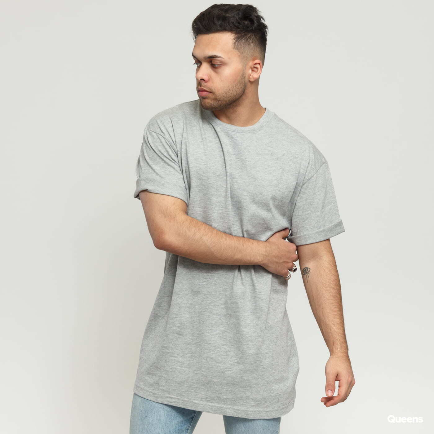 T-shirts Urban Classics Tall Tee Grey