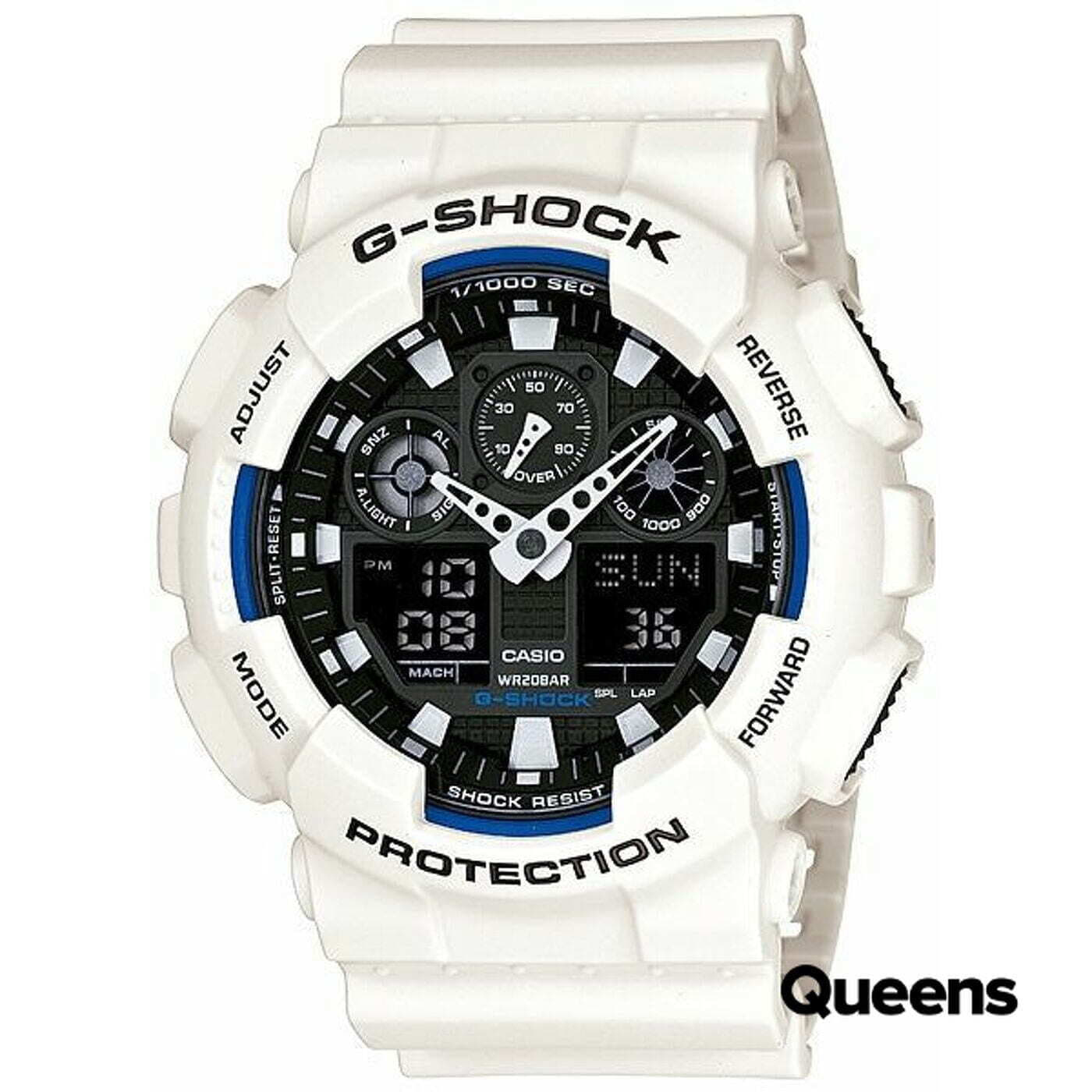 Hodinky Casio G-Shock GA 100B-7AER bílé 