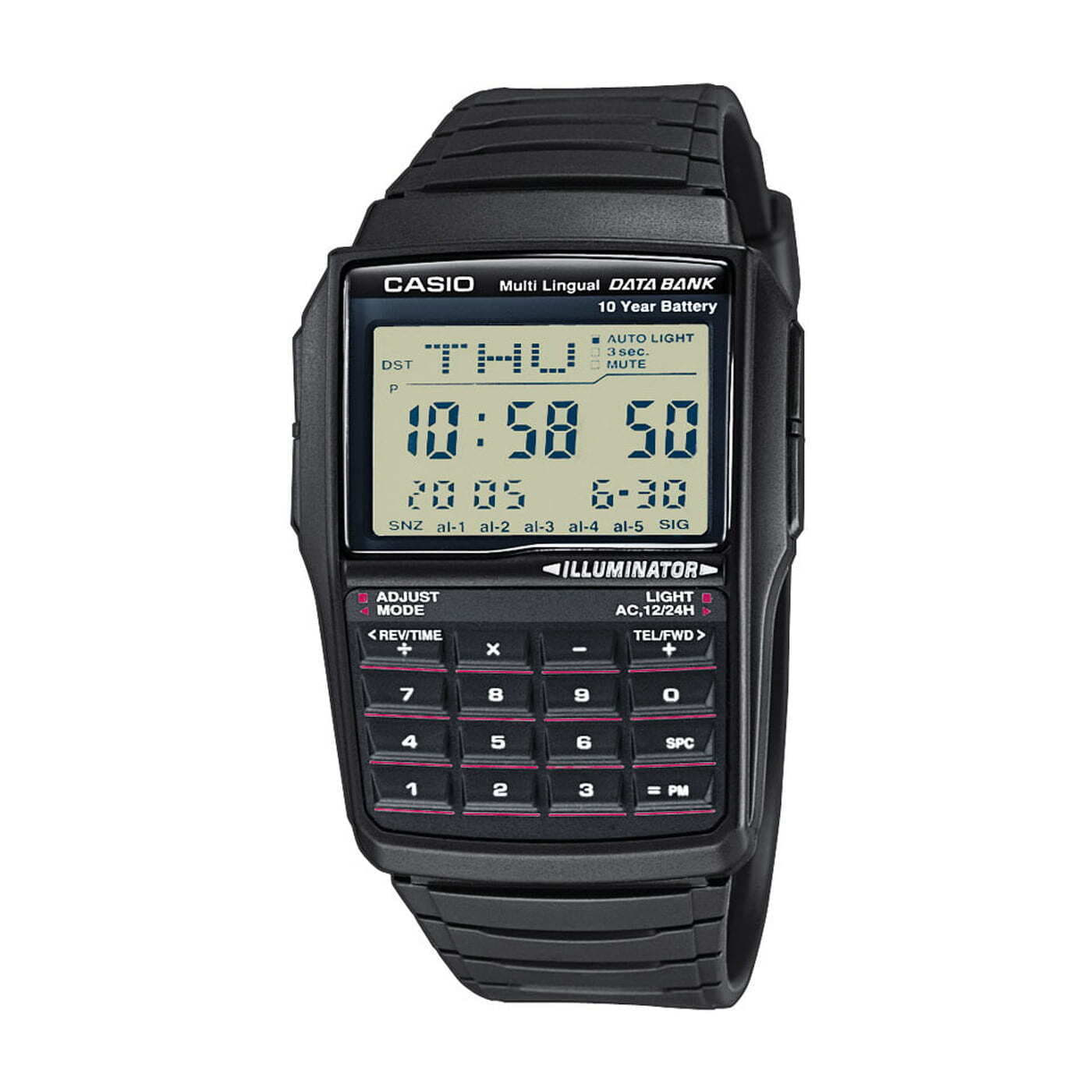 Horloge Casio DBC 32-1AES Black Universal