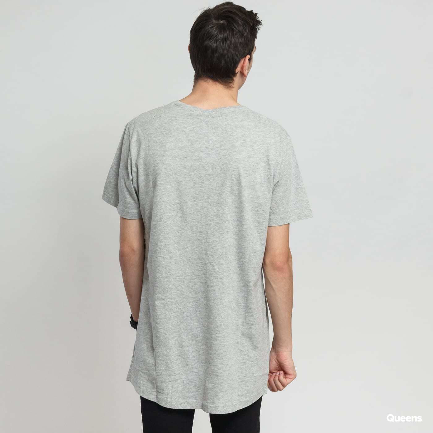 T-Shirts Urban Classics Shaped Long Tee Grey