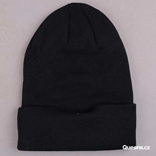 Urban Classics Leatherpatch Long Beanie Hat - Black Acrylic Skull Cap For Men & Women