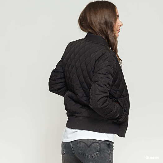 Jackets Jacket Ladies Classics Diamond Black | Nylon Urban Quilt Queens