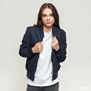 Urban Classics Ladies Diamond Quilt Nylon Jacket Navy