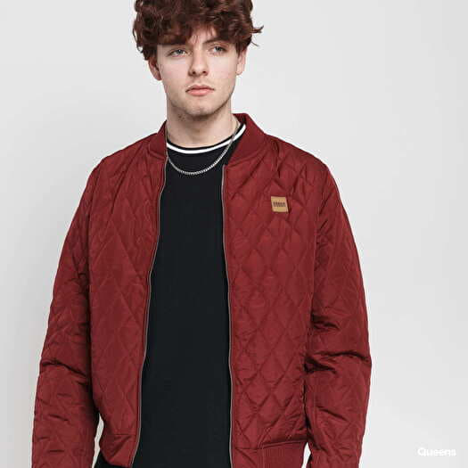 Urban classics diamond quilt nylon deals jacket
