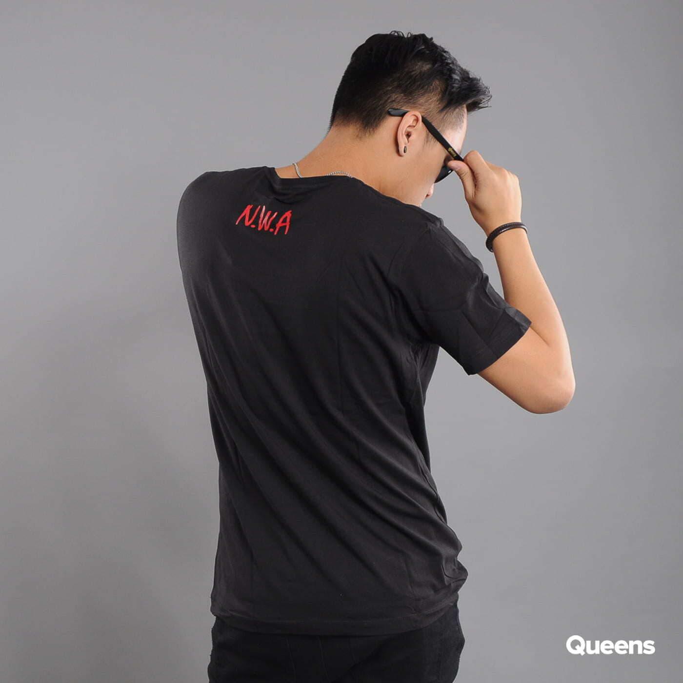 Pólók Urban Classics N.W.A. Tee Black