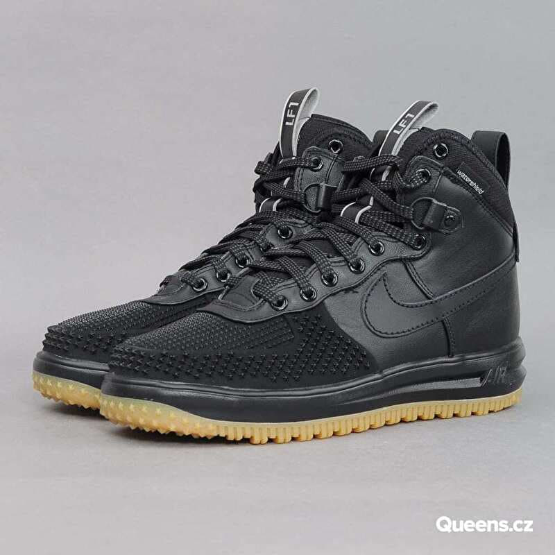 Nike Lunar Force 1 Duckboot Black/ Black-Metallic Silver-Anthracite