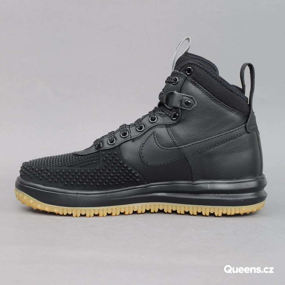 Pánske tenisky a obuv Nike Lunar Force 1 Duckboot Black/ Black/ Mtllc Slvr/ Anthrct