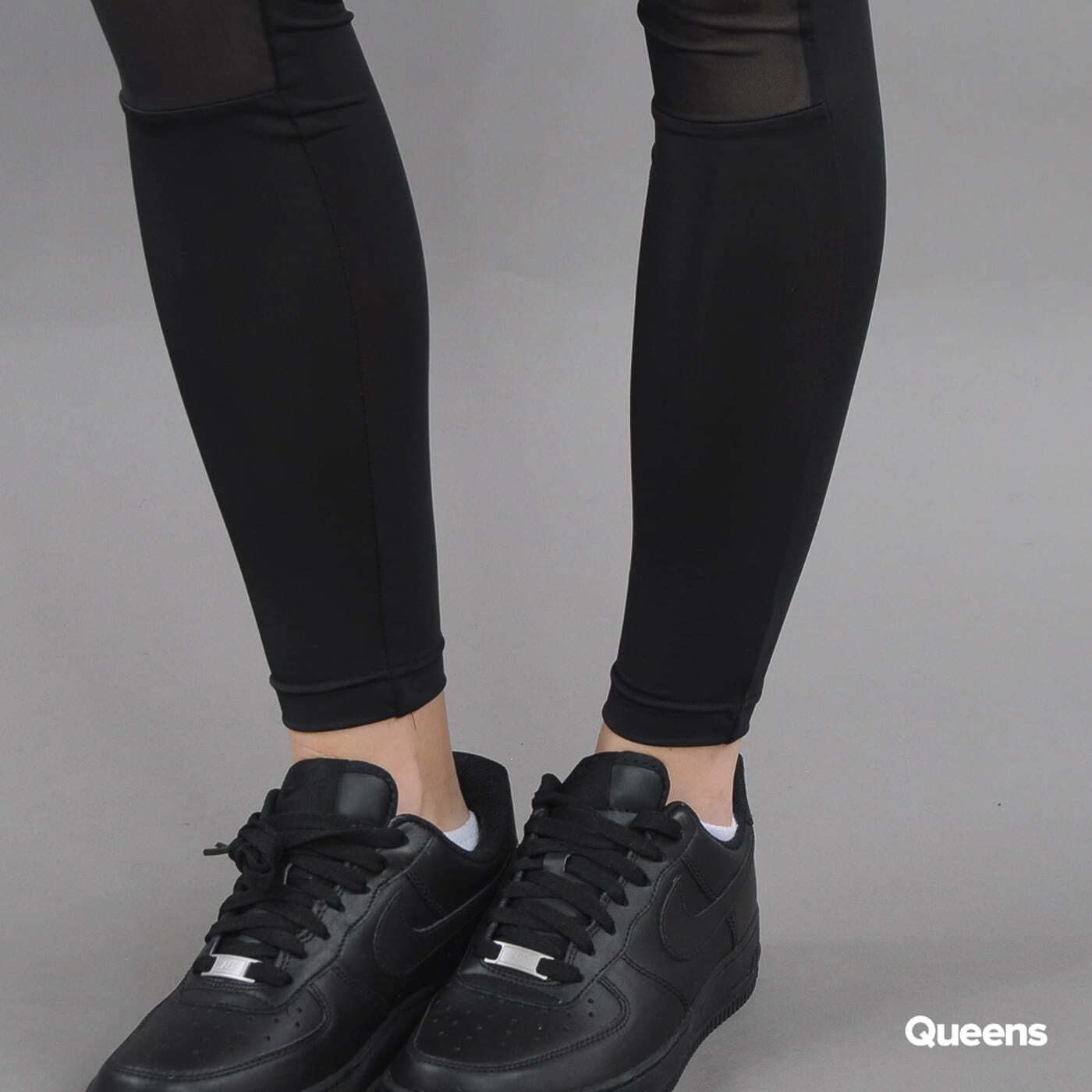 | Tech Mesh Leggings Queens Black Leggings Ladies Urban Classics