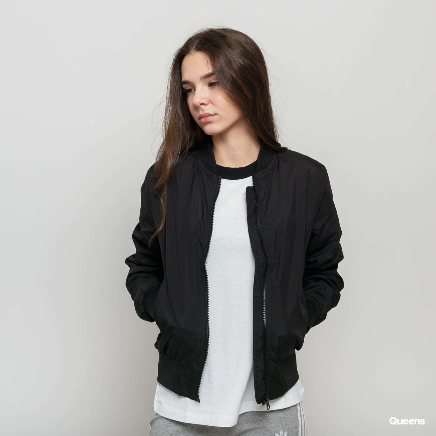 Jas Urban Classics Ladies Light Bomber Jacket Black XS