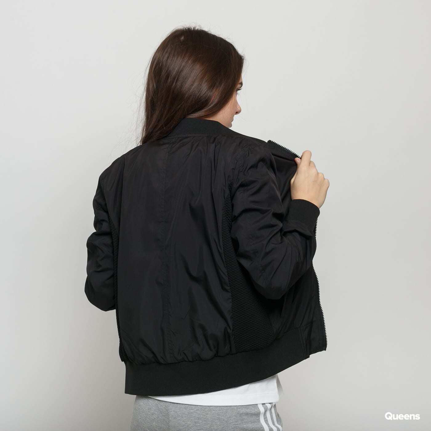 Jackets Urban Classics | Bomber Black Jacket Queens Light Ladies