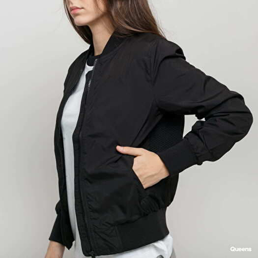 | Queens Urban Classics Bomber Black Jackets Jacket Light Ladies