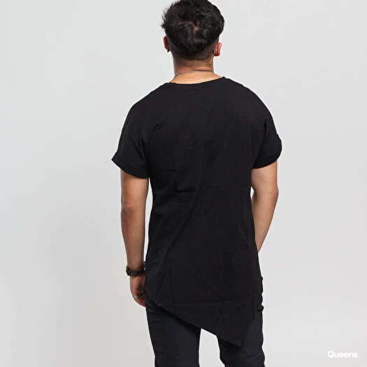 Black extended tee shop