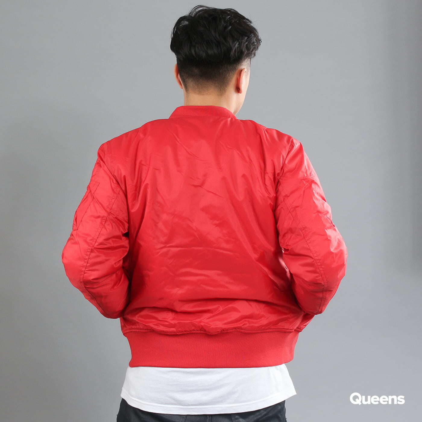 Jackets Urban Classics Basic Bomber Jacket Red