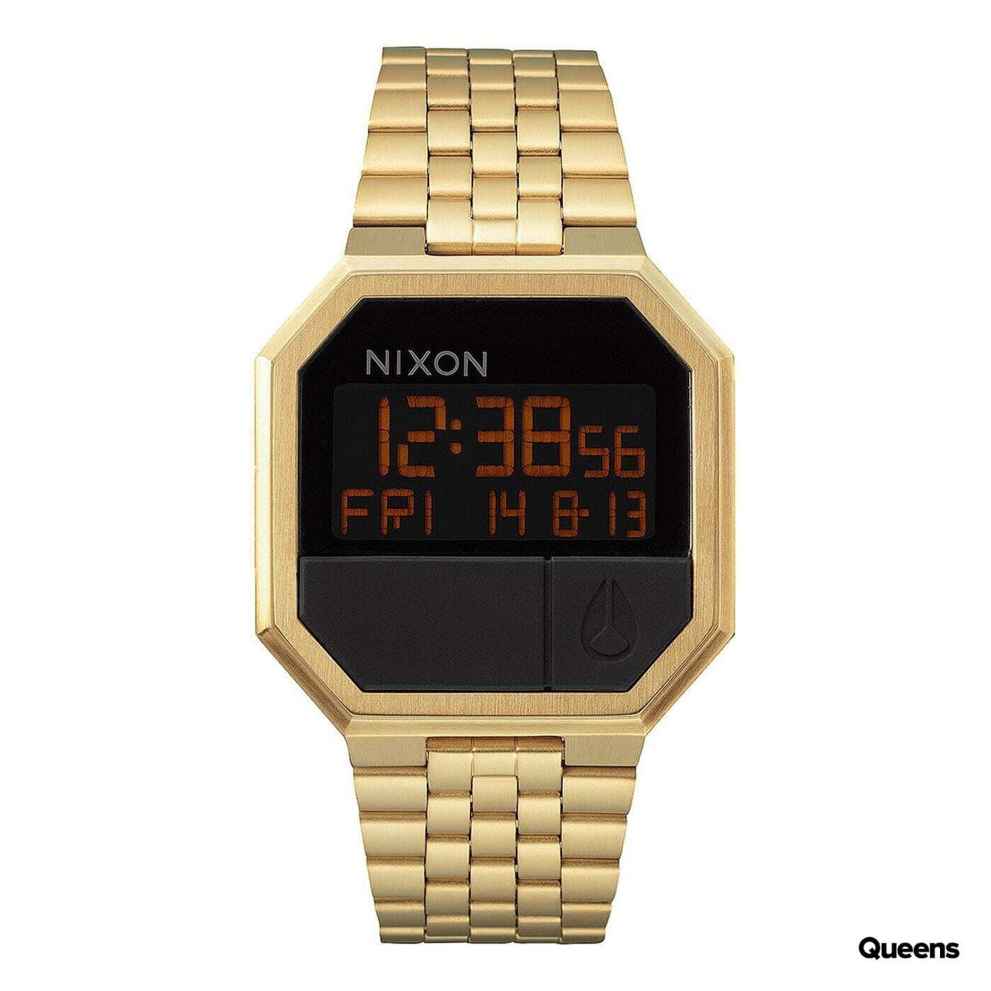 Armbanduhren Nixon Re-Run Gold/ Black
